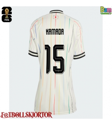 Japan Daichi Kamada #15 Bortatröja Dam VM 2026 Kortärmad